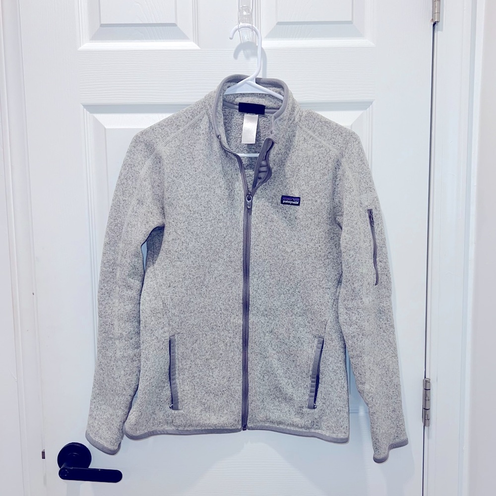Patagonia heather gray birch jacket